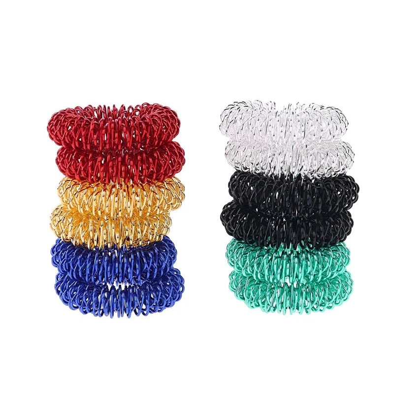 Sensory Fidget Rings Anxiety Stress Relief Toys Massager Acupressure Therapy ADHD Products For Adults Children Novelty Gift 5