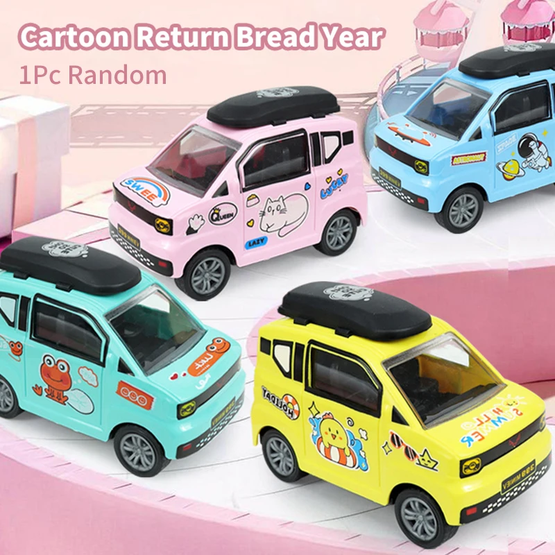 

Kids Cartoon Pull Back Van Car Toys Boys & Girls Kindergarten Toy Vehicle For Party Favors Children Car Models