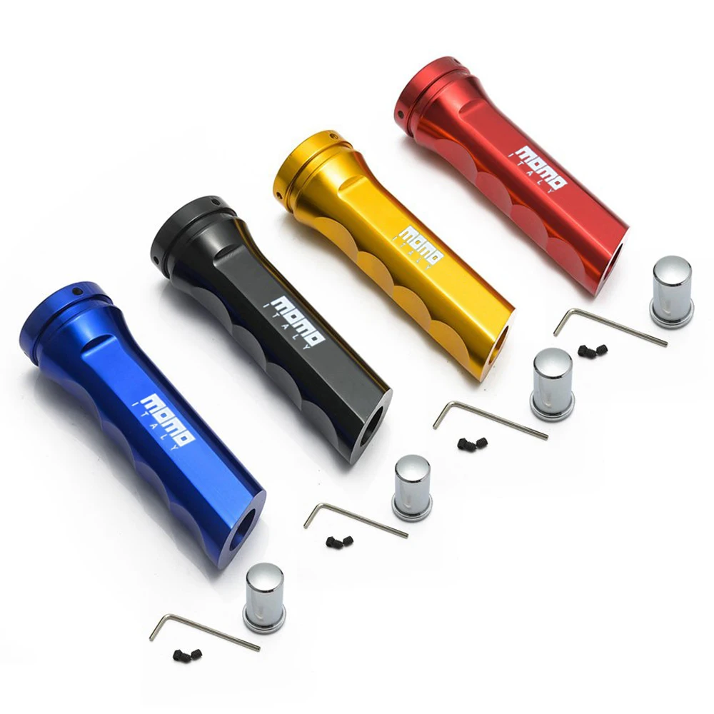 MOMO Racing Universal Auto Car Aluminium Hand Brake Sleeve Handbrake Handle Protector Cover JDM |