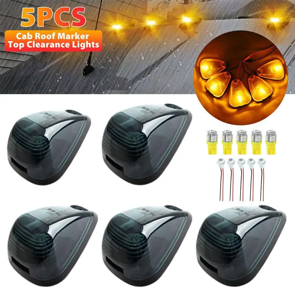 

For for FORD F-150 F-250 F-350 1999-2016 Car Light Cab Roof Spotlight Top Marker Running Car LED Amber Signal Light 12V Q9L6