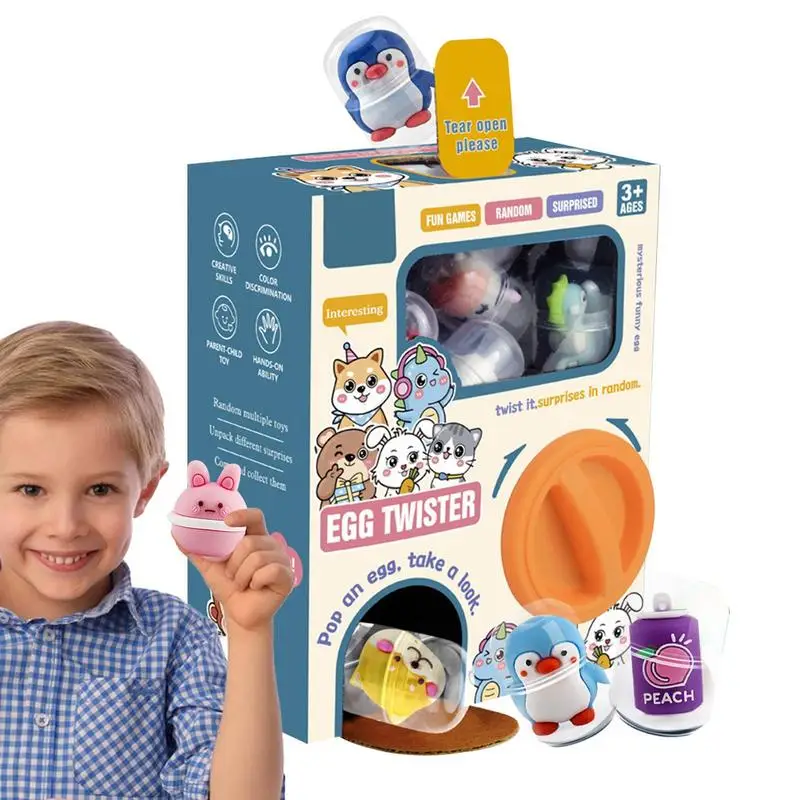 Gashapon Machine Toy Doll Machine Coin Operated Play Game Mini Claw Catch Toy Machines Dolls Children Interactive Toys Birthday 6
