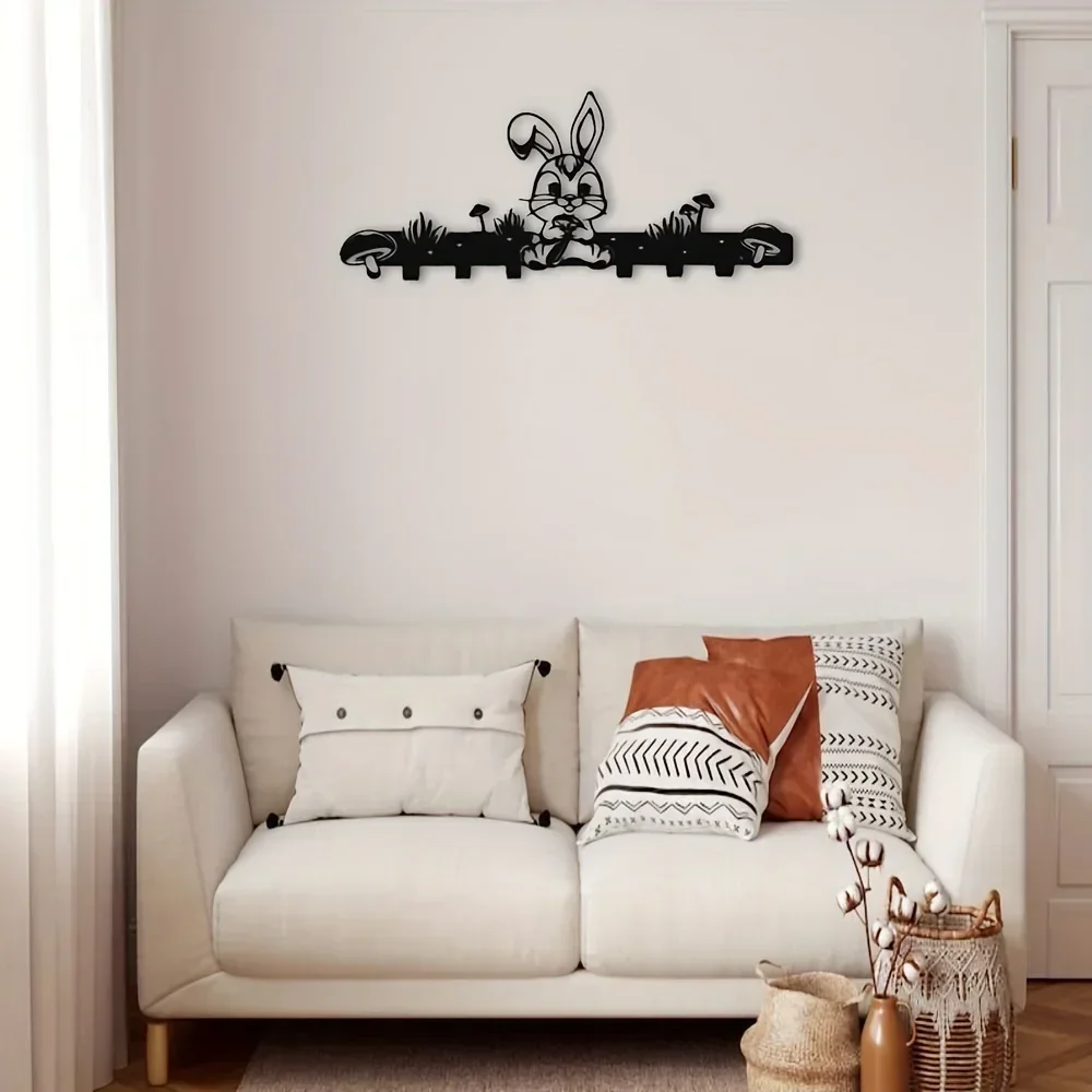Porte Clef Mural, Porte Clé Mural En Bois Avec 3 Crochets, Porte-courriers Mural Pour Clés
