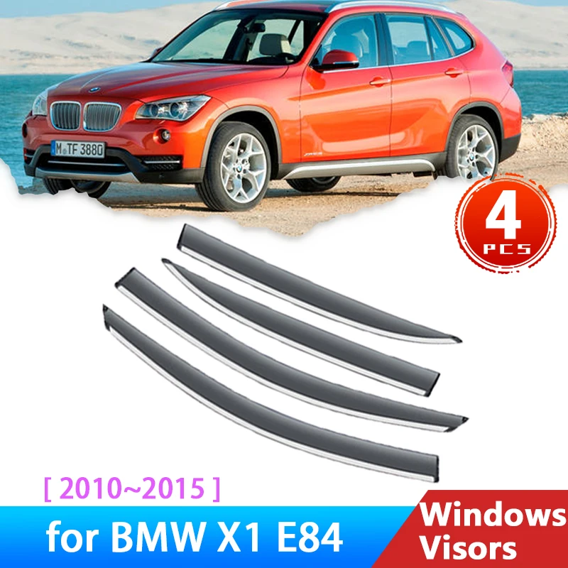 Auto Seite Fenster Visier Für BMW X1 F48 M Sport 2016 ~ 2022 Zubehör 2017  2018 2019 Regen Augenbraue Schutz abdeckung Deflektor Zubehör - AliExpress