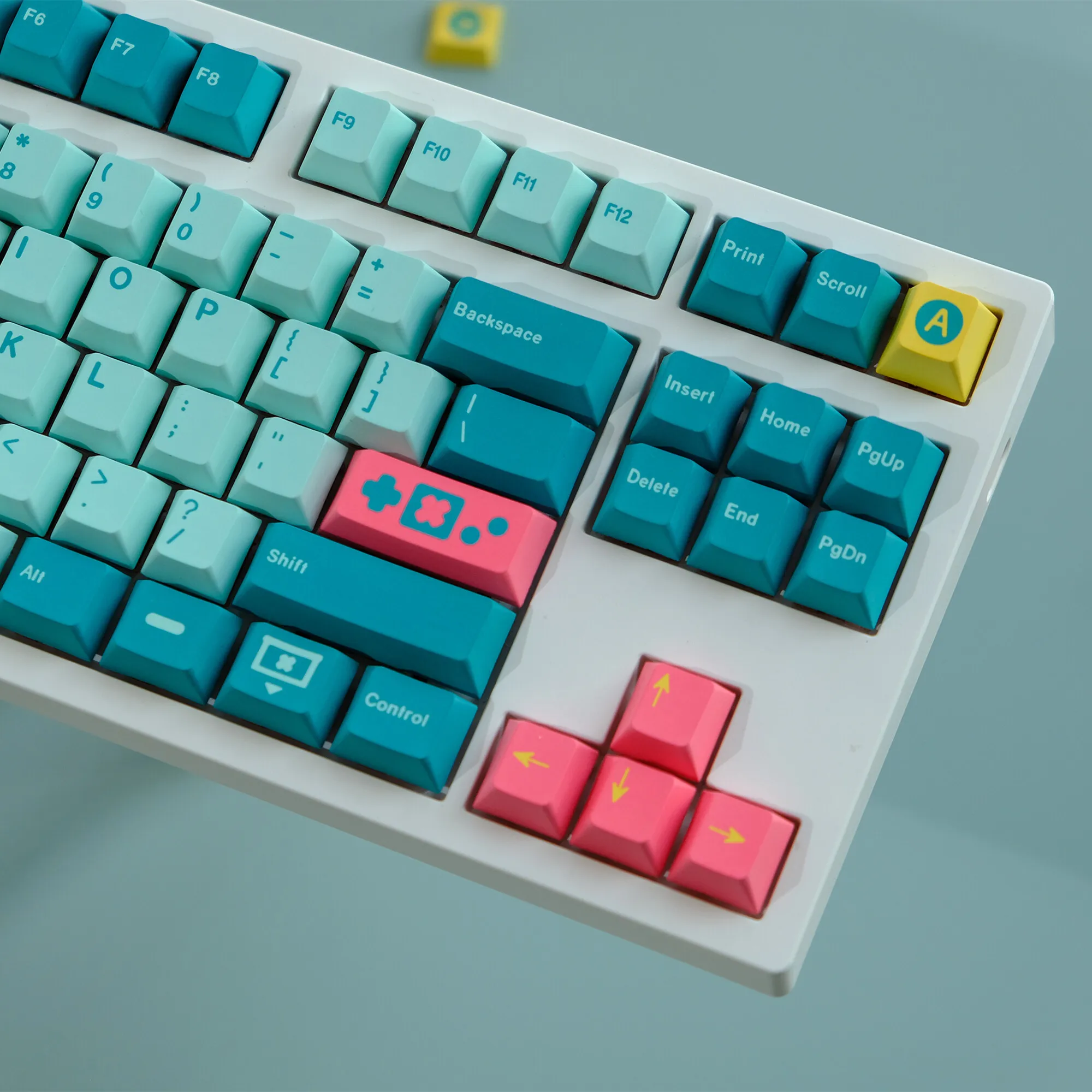 

GMK 120 Key Game Console Keycaps DYE-SUB PBT Cherry Profile Custom Keycaps For Gateron Cherry MX Switch Mechanical Keyboard