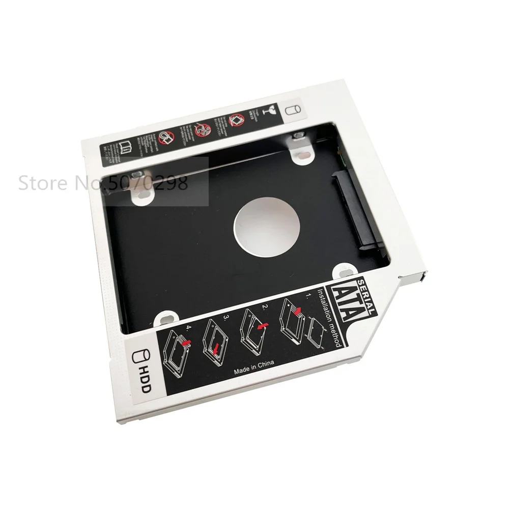 2nd Hard Drive Hdd Ssd Optical Bay Caddy Frame For Sony Vaio