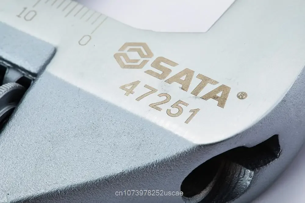 SATA 미국 브랜드 너트 조정 가능한 렌치 범용 미니 작은 큰 스패너 렌치 조정 가능한 헤드 턱 수리 도구 렌치 자동차