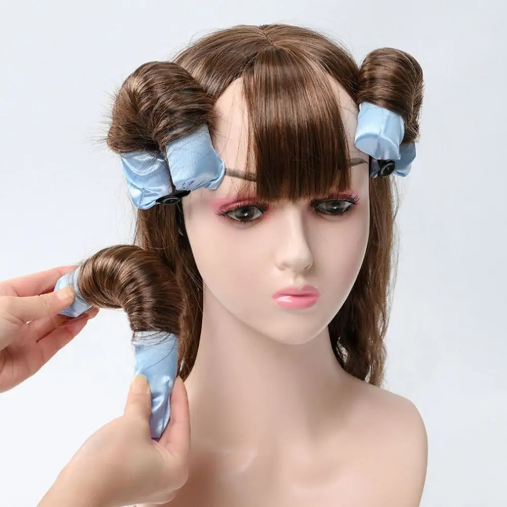 

6 шт. новые инструменты для моделирования, большая волна с кнопкой, Плойка для завивки, плойка без тепла для сна, Волшебная Плойка для завивки из пены, Волшебная Плойка для ленивых