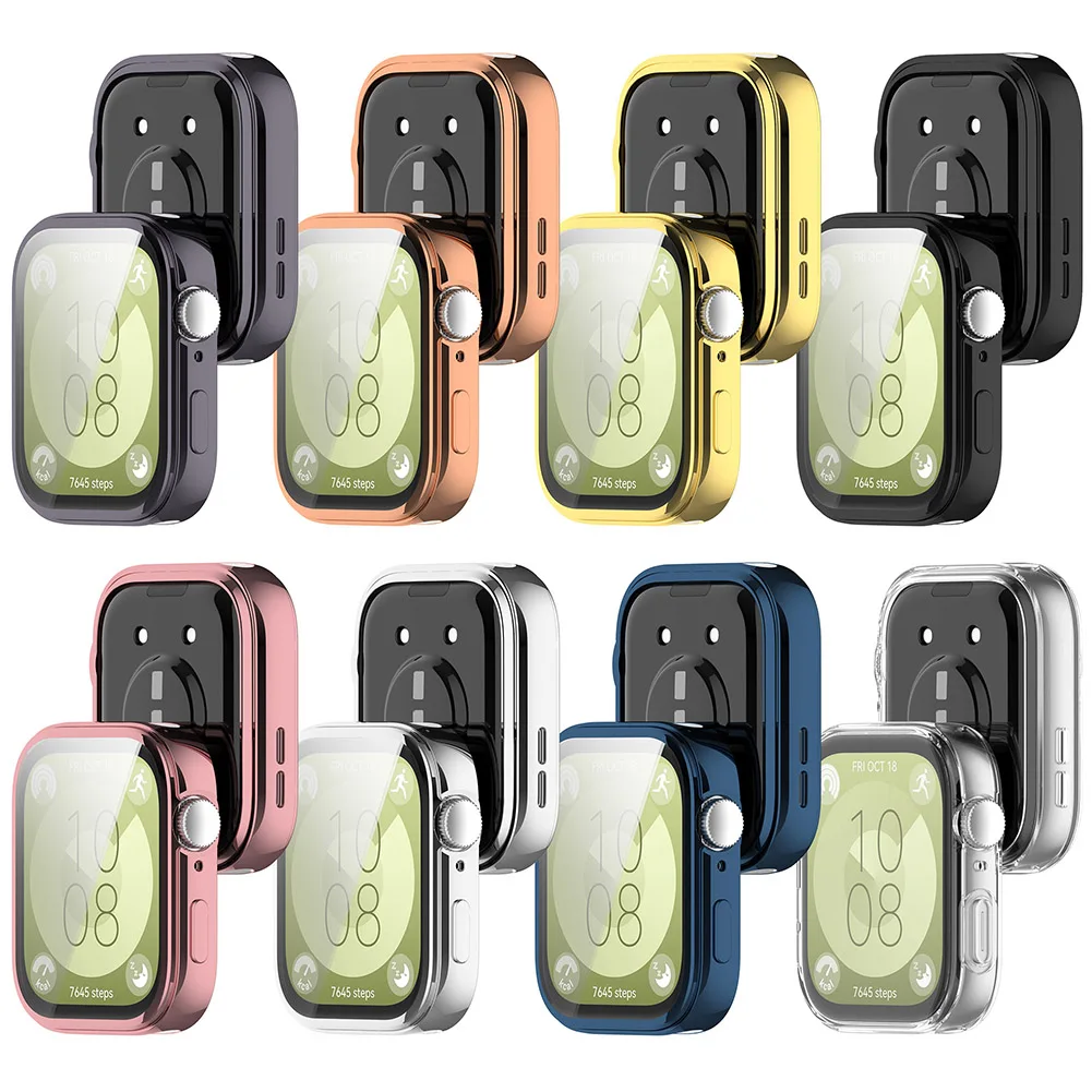 화웨이 워치용 TPU 케이스, Fit 3 스마트 워치 전체 보호 커버, 범퍼 Fit3 스크린 보호대 쉘 프레임, Ultra 2