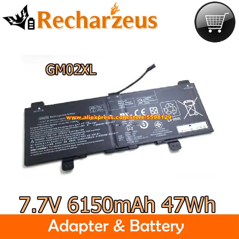 

Genuine 7.7V 6150mAh 47Wh Battery GM02XL L42550 For Hp Chromebook 11/11A G6 EE 3QN40PA 14 G5 3VK05EA X360 11 G1 CA050NA AE110NR