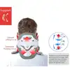 Neck Brace Orthopedic Cervical Collar Adjustable Support ​Immobilizing Wraps Align Stabilizes Vertebrae Relieves Pain Pressure 3