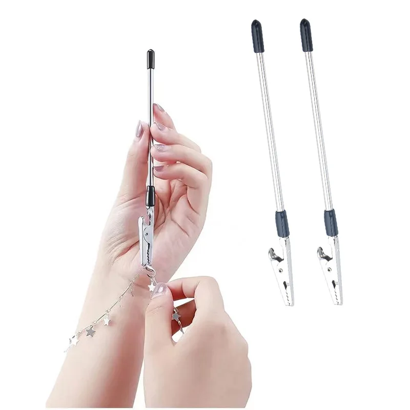 Stainless Steel Clip with Serrated Teeth for Jewelry Making Crafts Photo Backdrop Office Home DIY