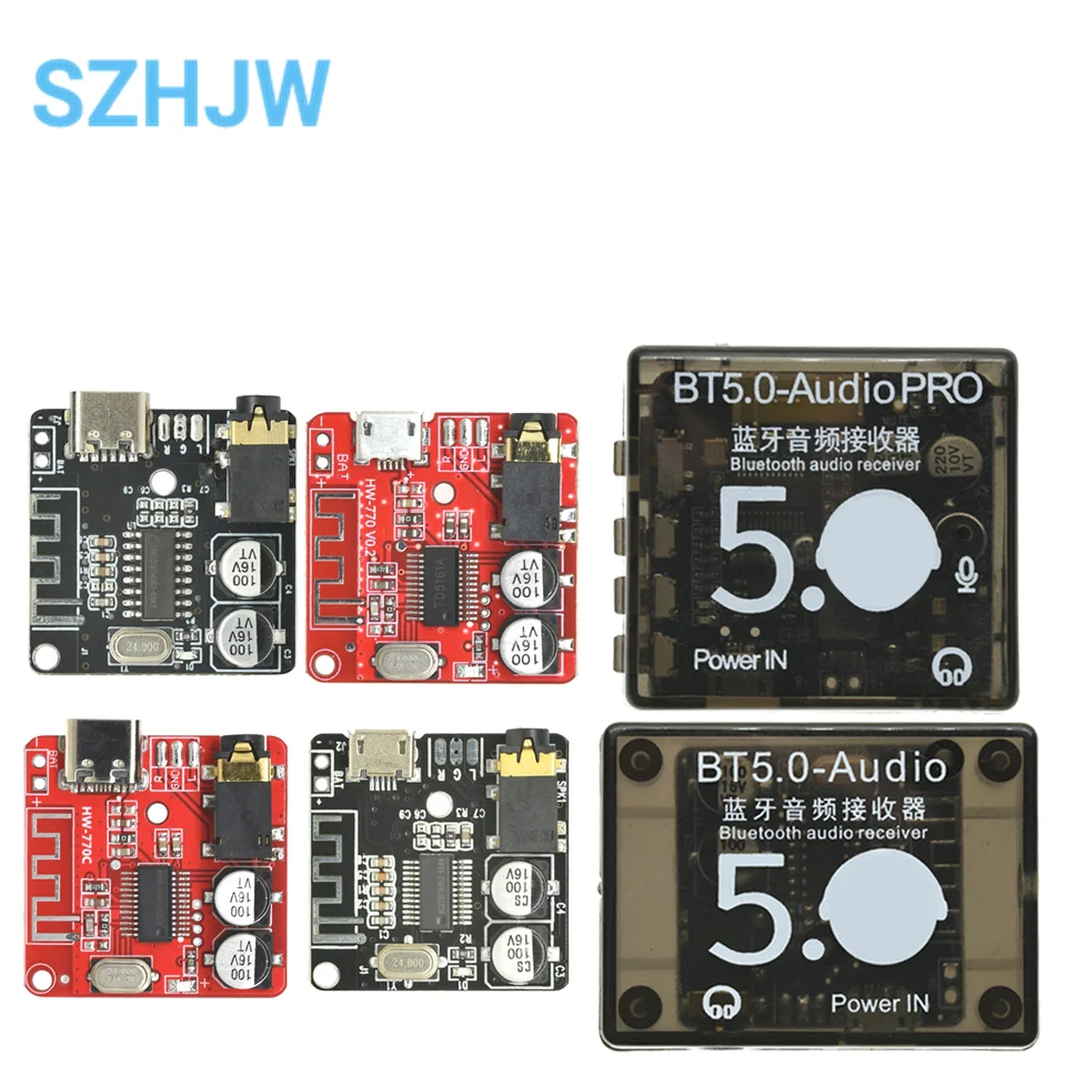 1/5/10pcs Mini Bluetooth Decoder Board Audio Receiver BT5.0/4.1 PRO MP3 ...