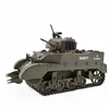 COOLBANK RC Tank 1/16 Scale 2.4ghz U.S. M5A1 Stuart Light Tank Model, Remote Control Tanks with Sound and Light  for Boys Adults 5