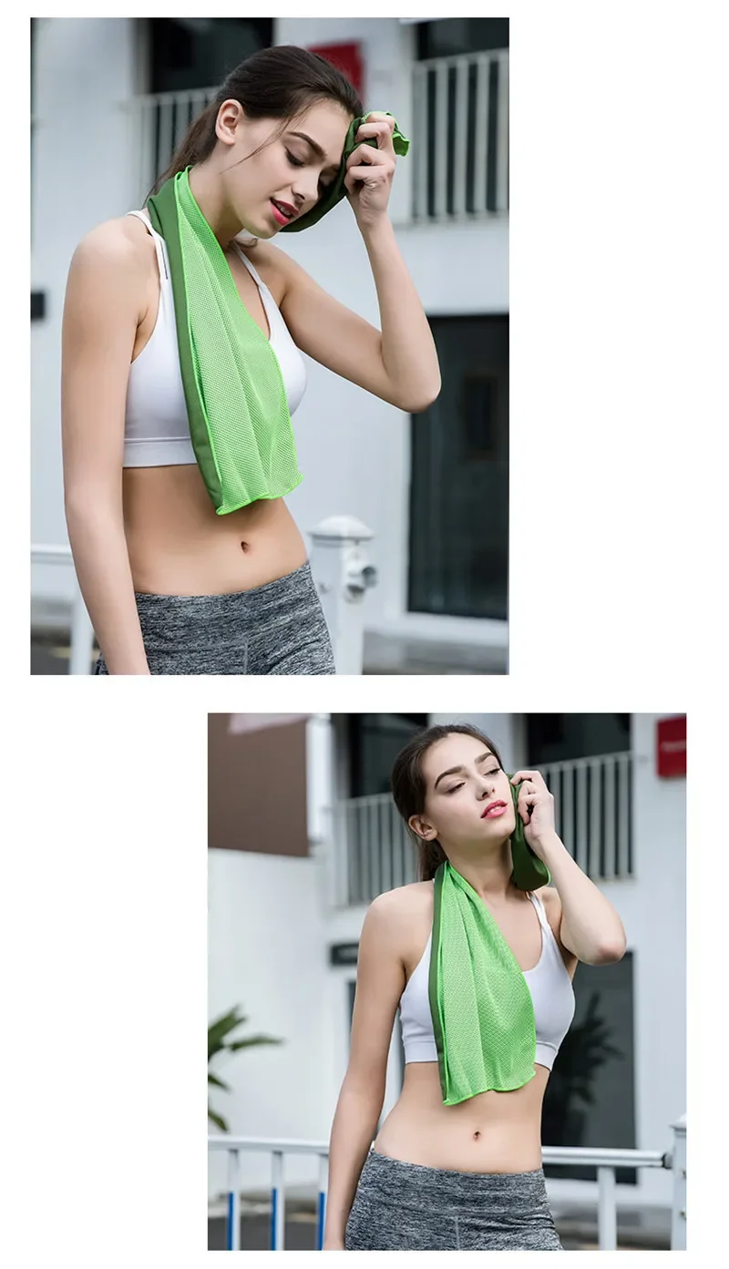 Description Picture 4 of itemQuick-cooling Sports Towel Microfiber Quick-drying Ice Towel Gym Basketball Fitness Yoga  Cooling Magic Cooling