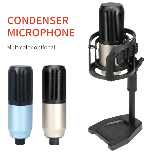 Professional USB Condenser Microphones For PC Computer Laptop Singing  Gaming Streaming Recording Studio  Video Microfon - AliExpress
