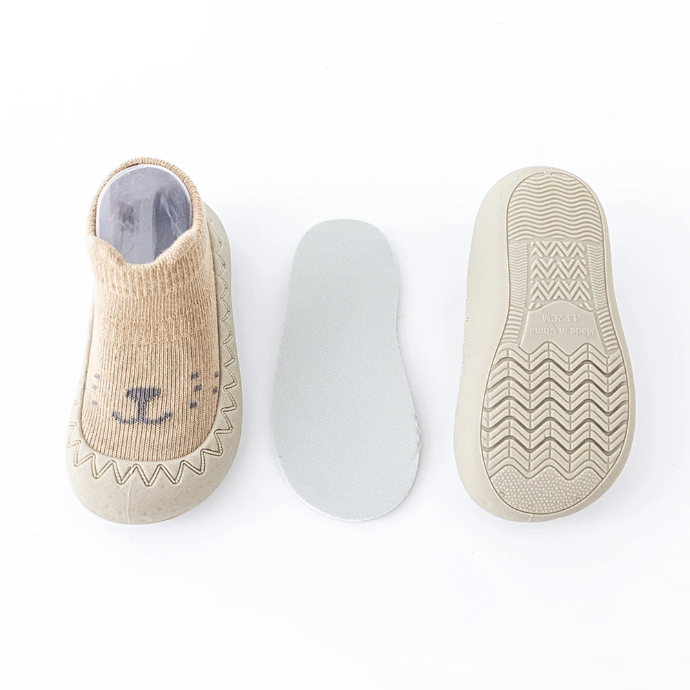 Baby Shoes Infant Boy Girls Soft Rubber Sole Floor Sneaker Booties First Walker