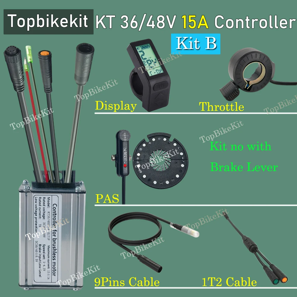 Honseadek E-Bike Controller 36V/48V - Bürstenloser Motorcontroller 250W-350W