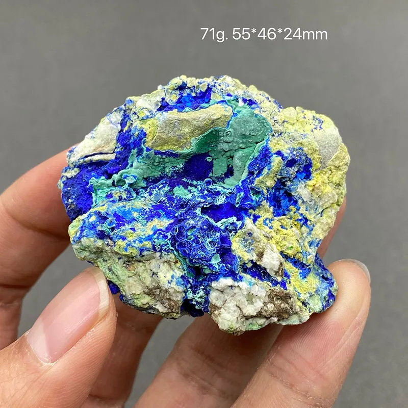 100% Natural beautiful Azurite and Malachite symbiotic mineral specimen crystal Stones and crystals Healing crystal