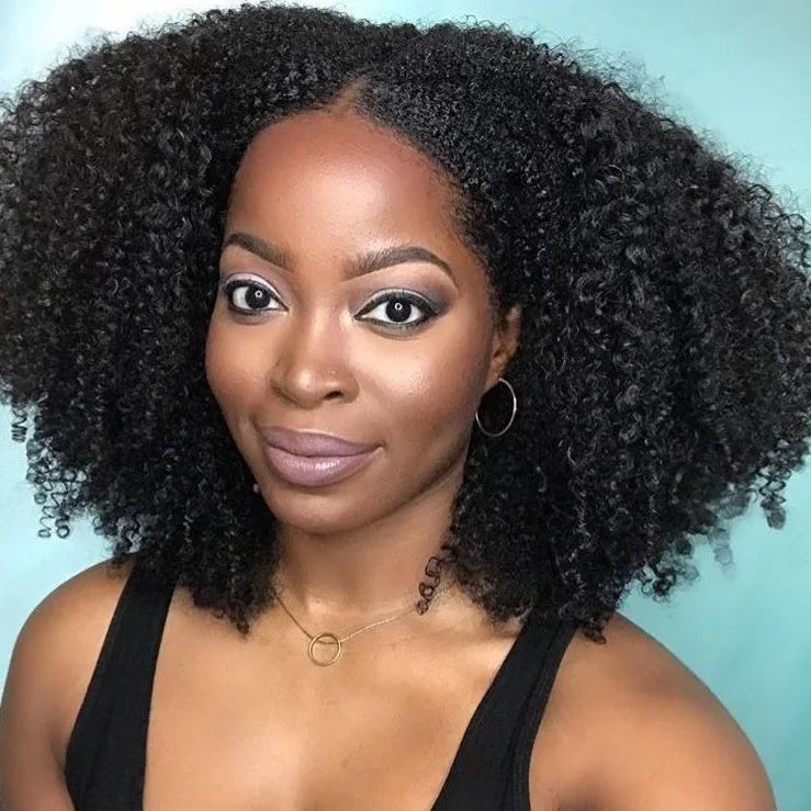 Afro Kinky Curly 4 Bundles Deal Brazilian 100% Human Hair Curly 3C 4A Natural Color 12-24Inches Queen Weave Beauty
