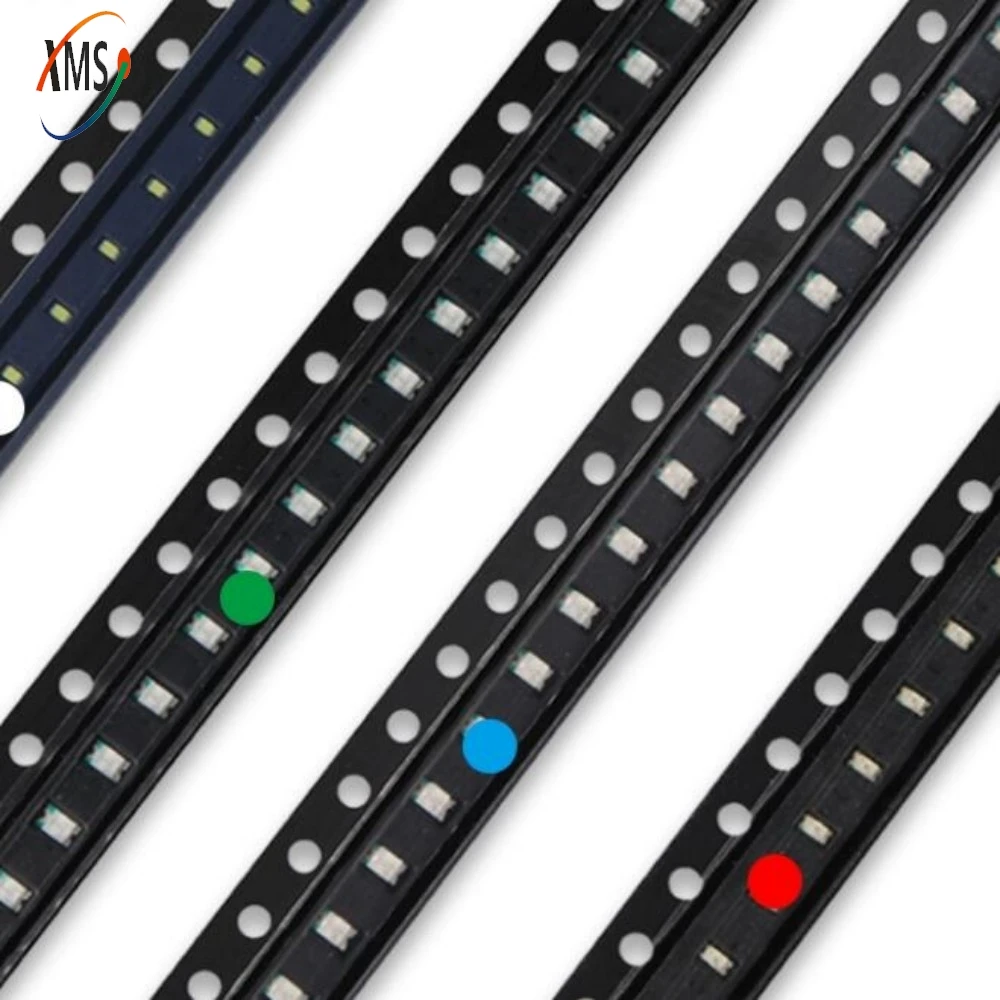 0805 SMD LED 고휘도, 레드, 블루, 화이트, 그린, 오렌지, 옐로우, 100 개