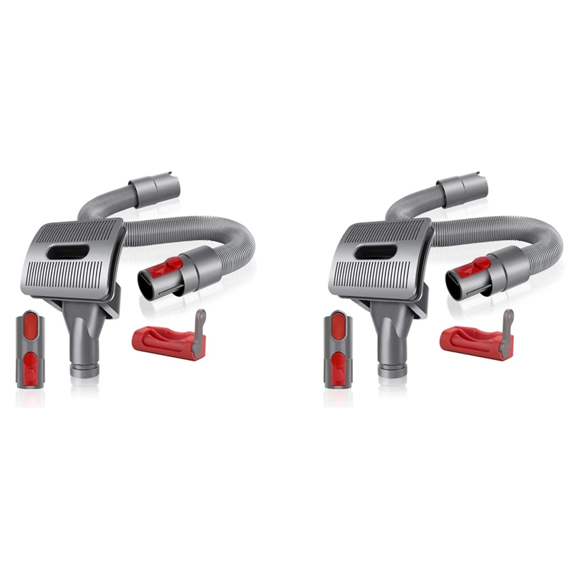 2X Vacuum Attachment Dog Cat Pet Bed Brush Groom Tool Compatibile Per Dyson V11 V10 V8 V7 Accessori Per Aspirapolvere