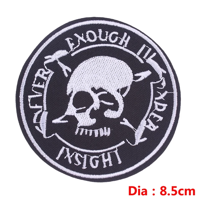 Toppe Termo-adesive Ricamate Akacha - Stile Biker E Punk Per Zaini E Jeans - Foto 7