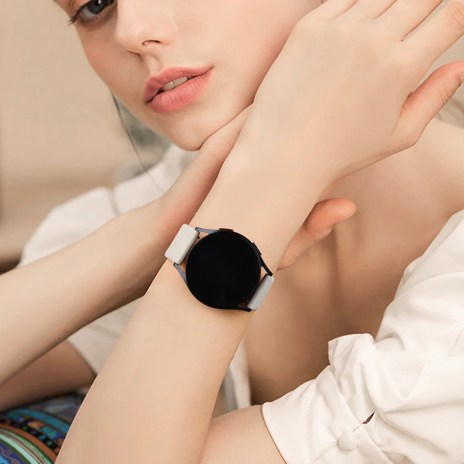 20mm Silicone Watch Strap - Universal Fit, Sporty Design