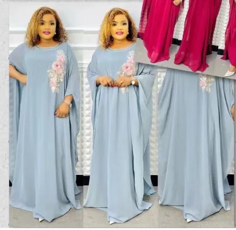 African Dress African Dresses for Women Spring African Long Sleeve O-neck Long Robes Muslim Abaya Clothes
