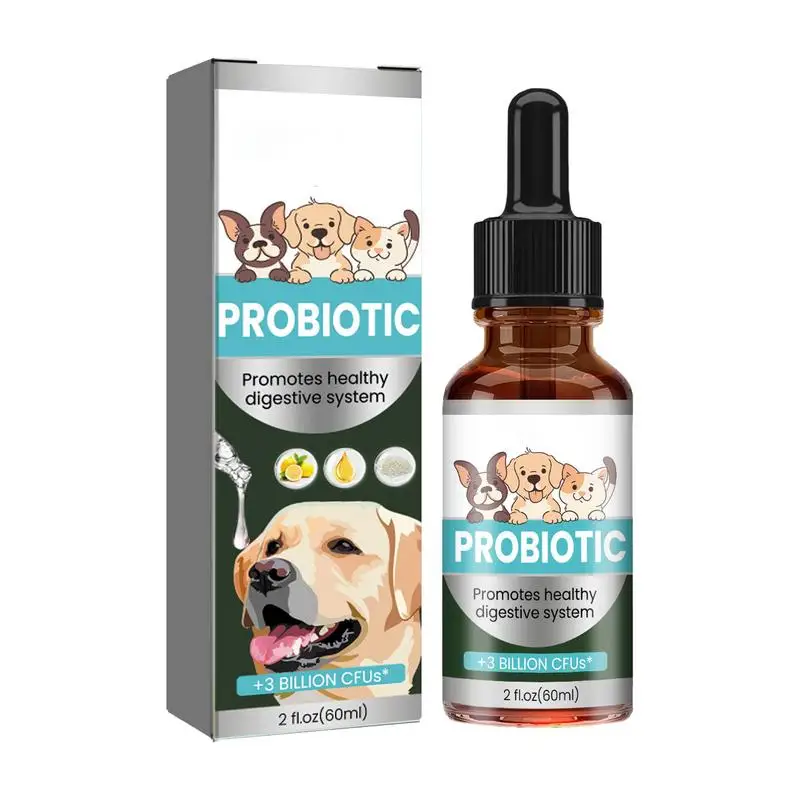 

Pets Digestive Support Mild Care Solution Creative 60ml Cat Probiotics Health Support Calculus Bad Breath Removers Pet Supplies