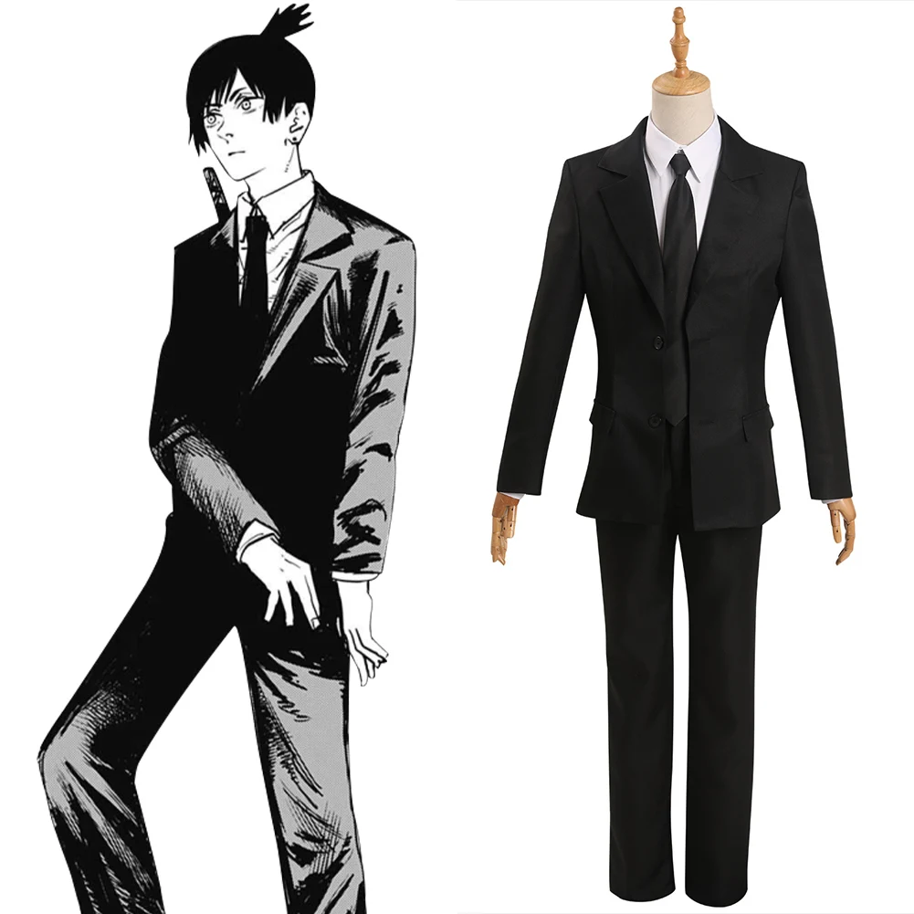 Chainsaw Man Hayakawa Aki Cosplay Costume Outfits Halloween Carnival