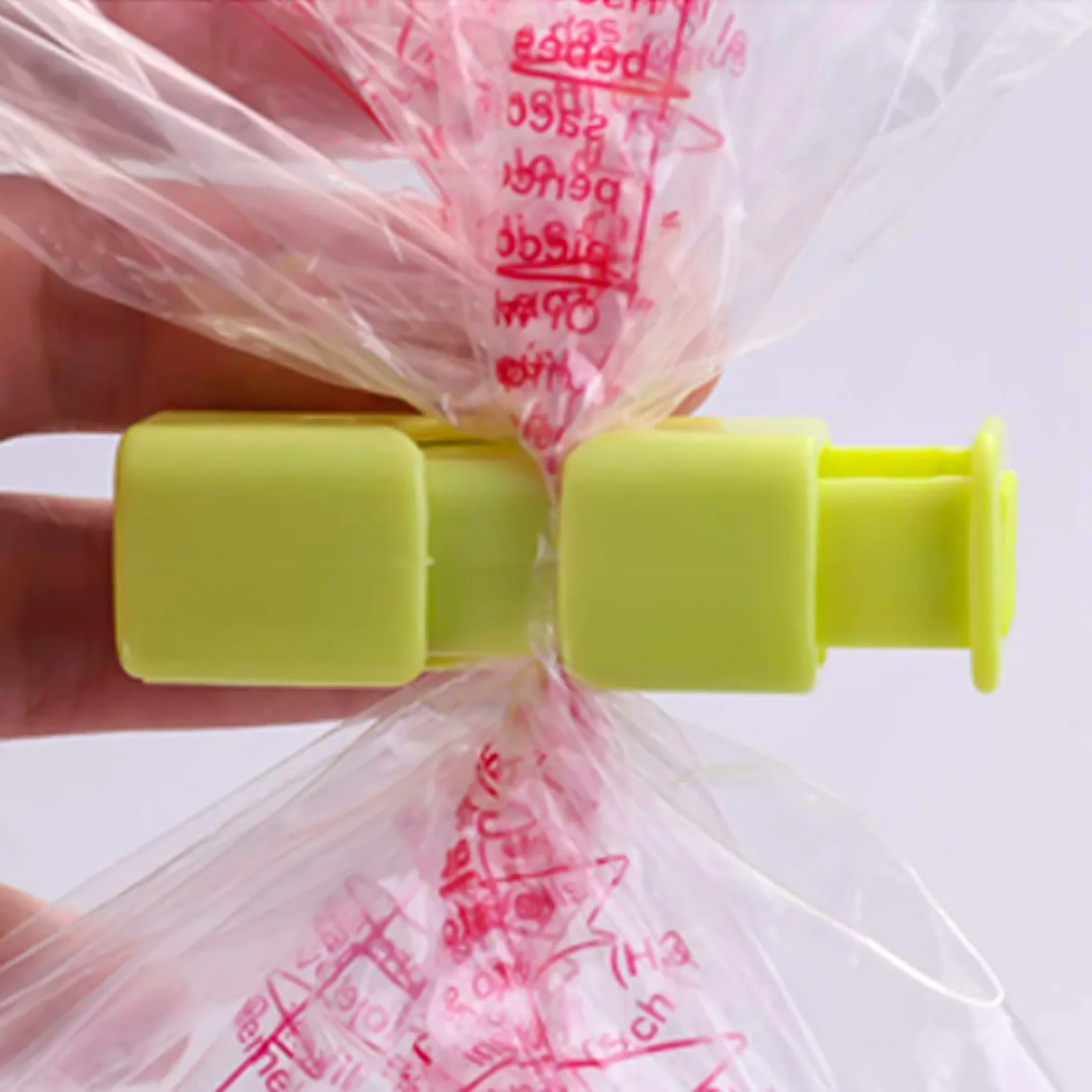 AB11-스퀴즈 브레드 백 클립, 백 신치, 베이글 백 클립, 슬립 그립 이지 스퀴즈 & 락, 다양한 색상, 6개입