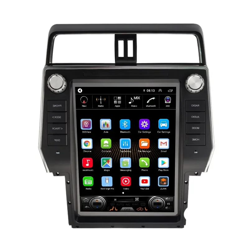 

For Toyota Prado 2018 Double 2 Din Quad Octa-Core Headunit Device Android Radio Car & Vehicle Camera Carplay Auto Electronics