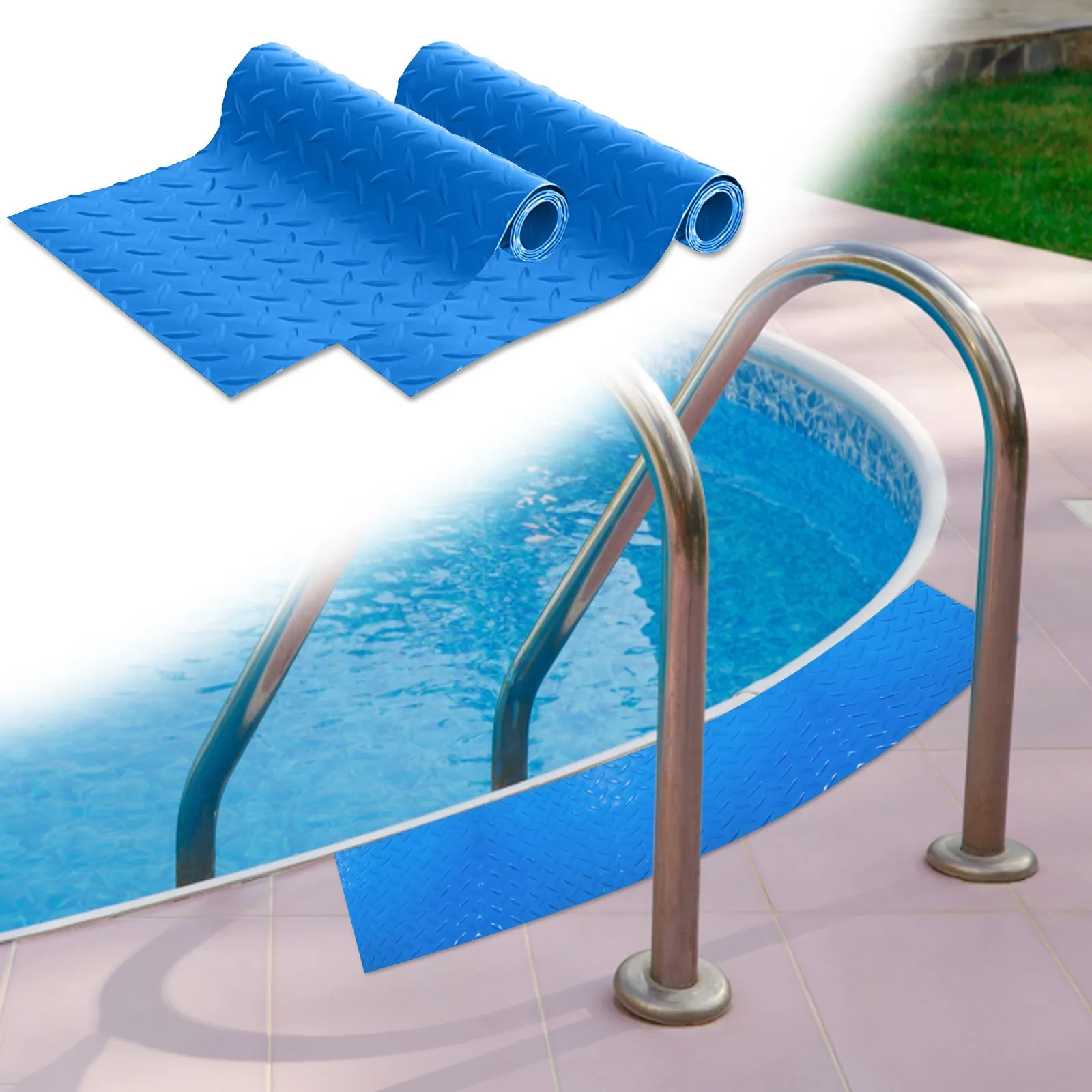 2022 Swimming Pool Ladder Mat Nonslip Step Pad Safety Liner For Medium