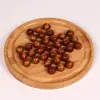 33 Chess Educational Wooden Solitaire Board Game Puzzle Game Marble Checkers Adults Educational Triangle Beads Classical Smooth 1