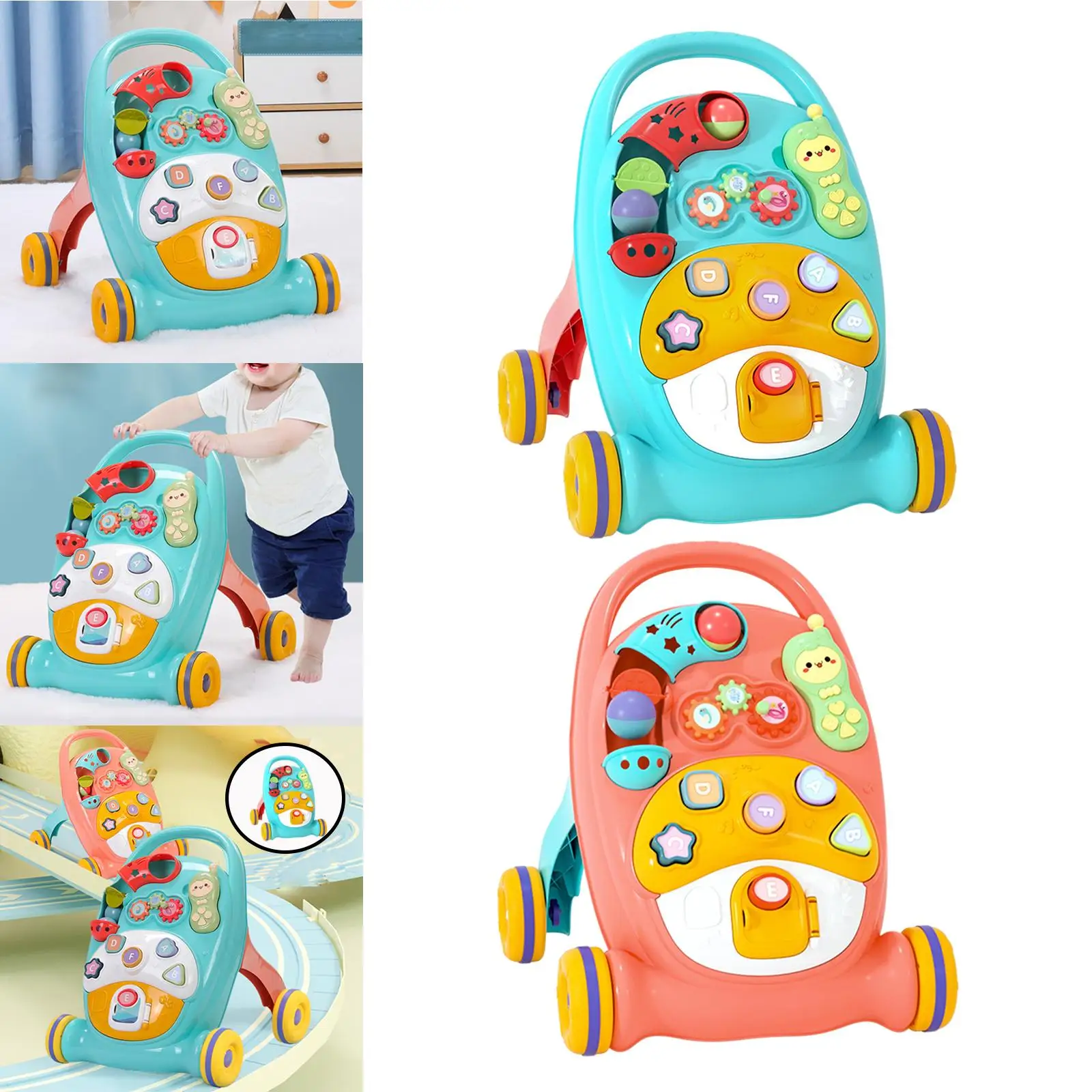 Multifunctional for Children, Non- Stroller for Children, Auxiliary Trolley for Children Anti-tipping Gadgets for Development