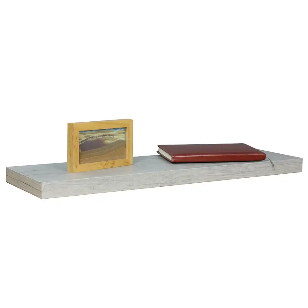 

Home Basics 30" Rectangular MDF Floating Shelf, Grey