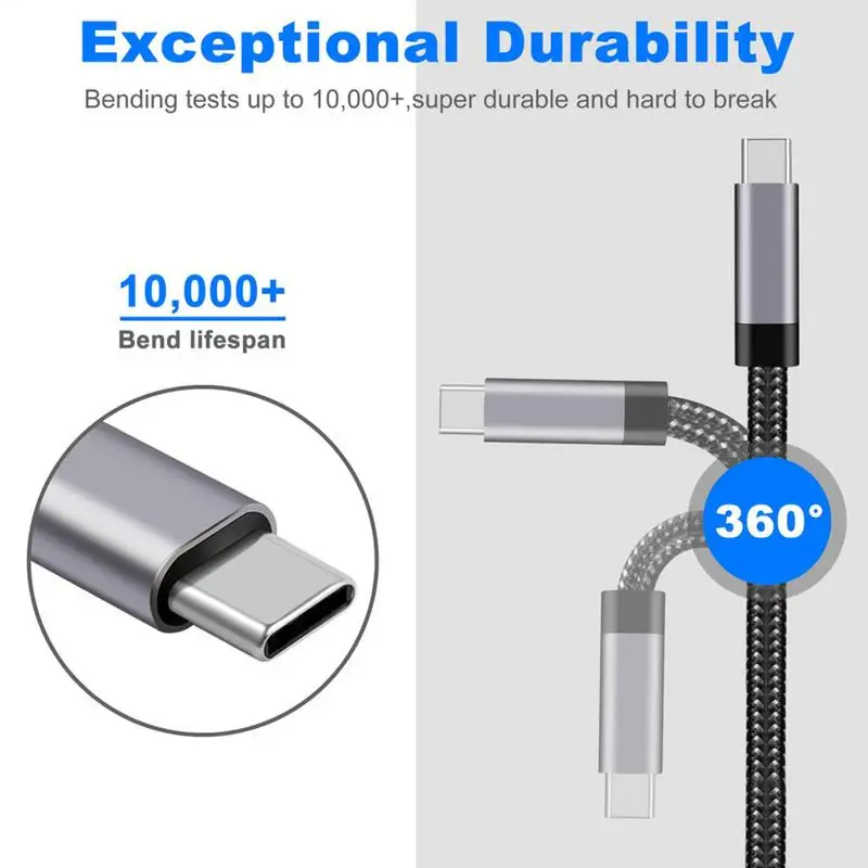 USB C Adapter Double Head Type C Male To USB Female Converter 10Gbps Connector Converter Adapter C Male To Female Converter USB