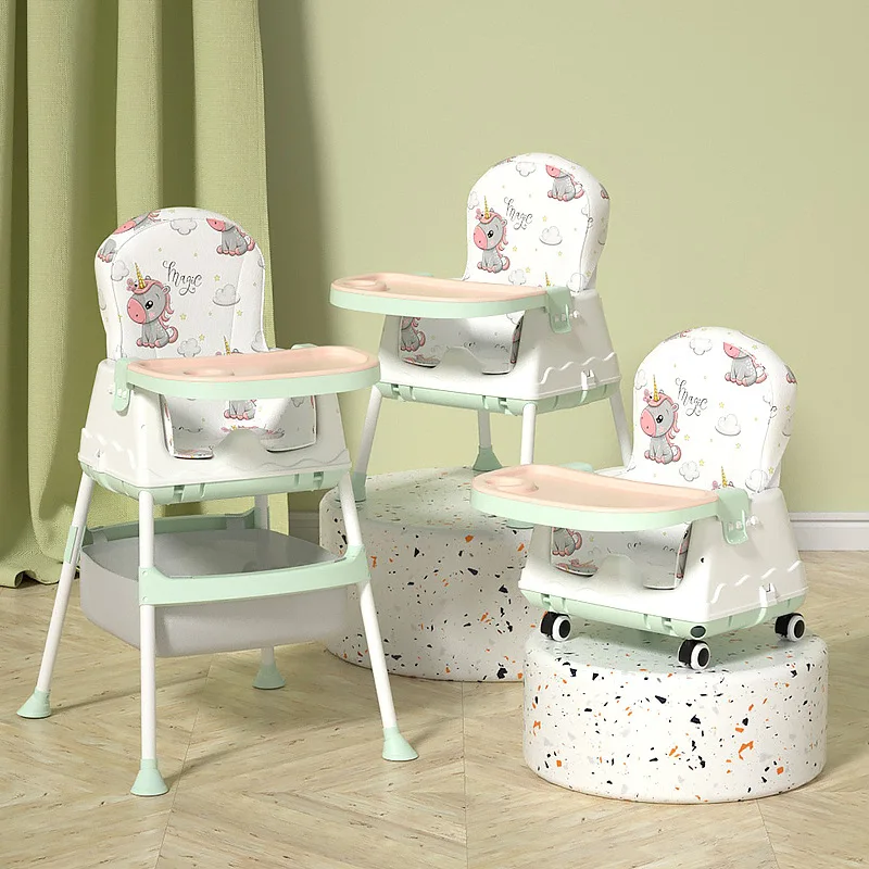 Children Table High Chair Feeding High Chair Turns Table High Chair