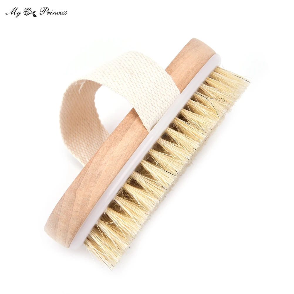 1 Pc Wet Dry Skin Body Natural Bristle Brush Soft SPA Brush Bath Massager Home Worldwide Store 3