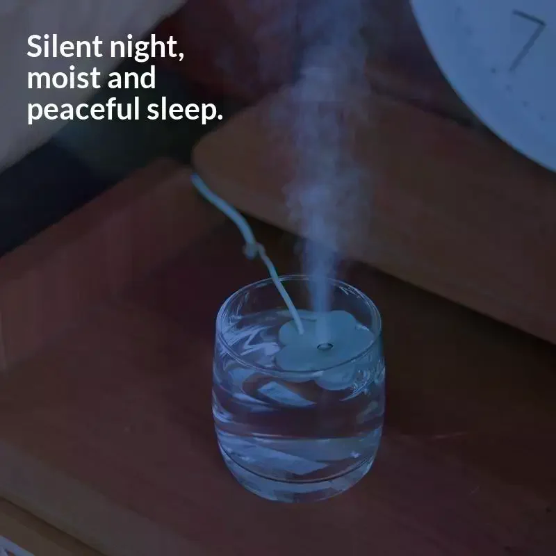 Compact Silent Aromatherapy Diffuser with Dual Mist Settings