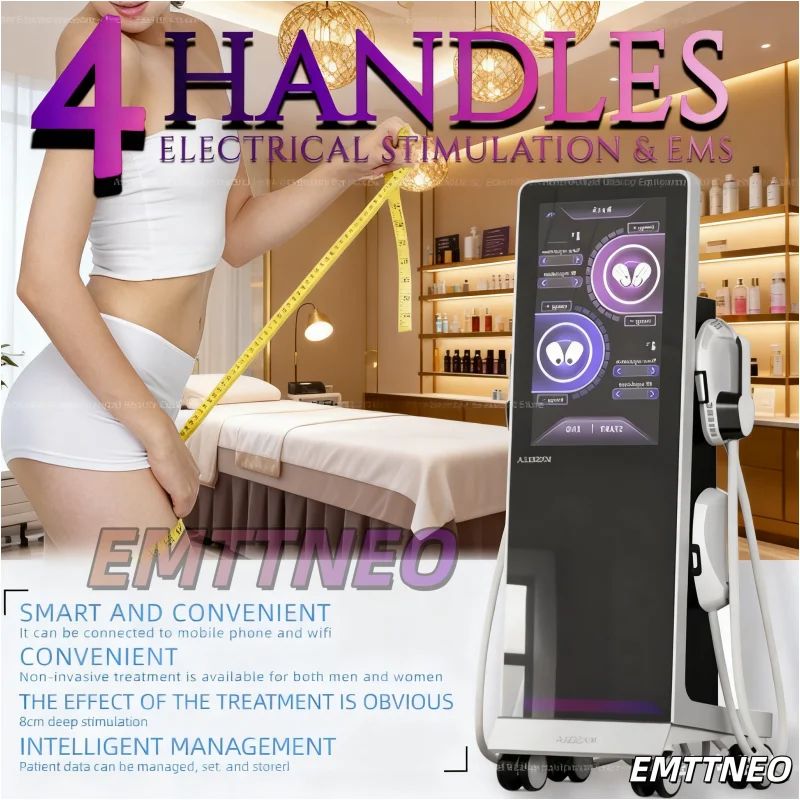 2026 Professional Portable 18 Tesla 8500W EMS Body Slimming Muscle Beauty Machine WiFi Connect for Beauty Salon Use