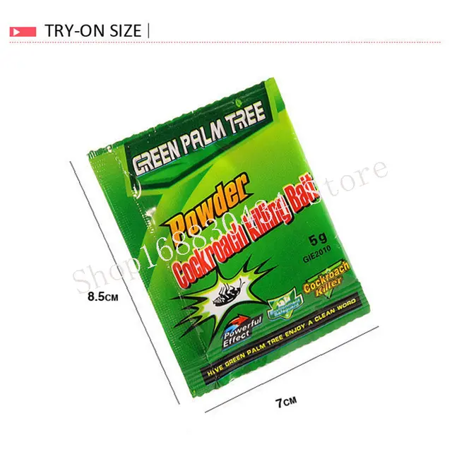 10 Darabos Csótány Gyilkos Csali Porporpor Megölése Trap Zöld Levél Por Konyha Kártevőirtás Hatékony Gyilkossági Kert - Image 6