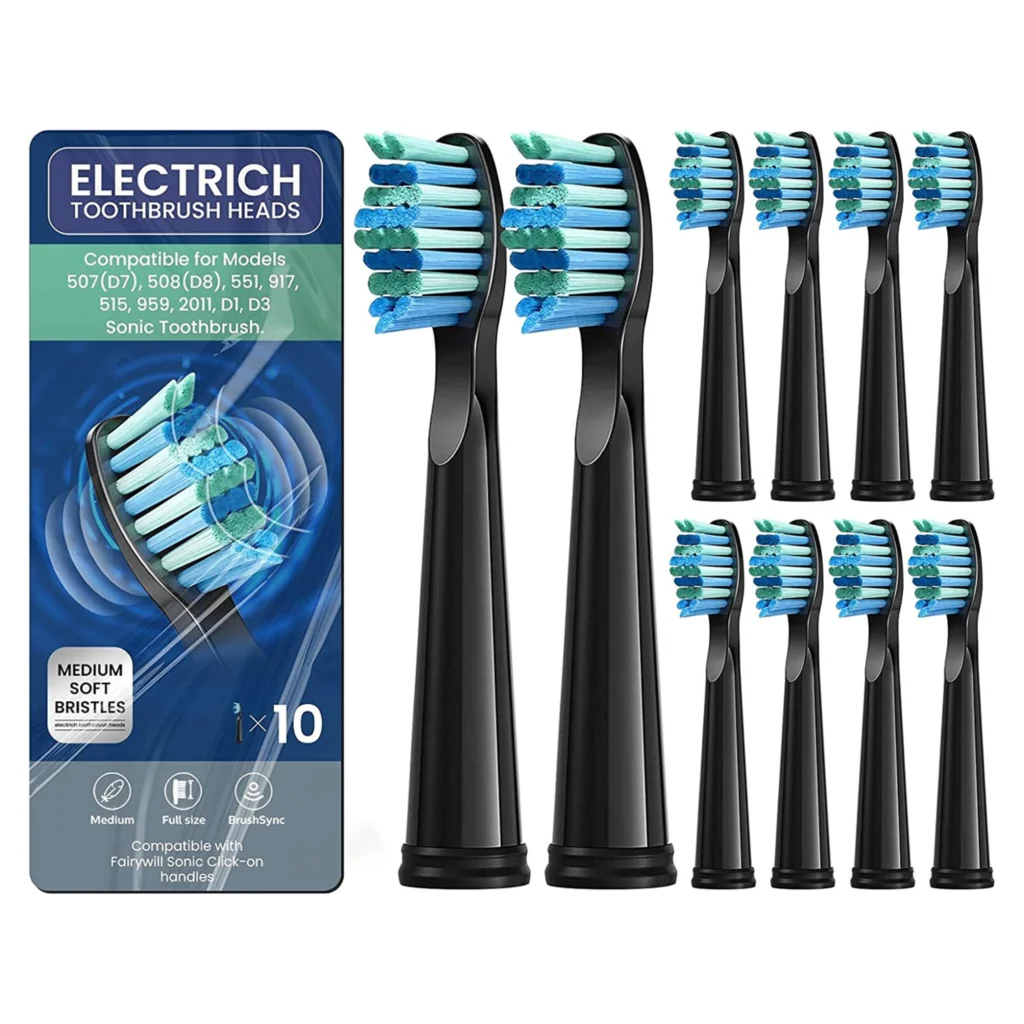 High-Quality Toothbrush Replacement Heads - Teeth Whitening Care, Available in 5/10/20 Pcs