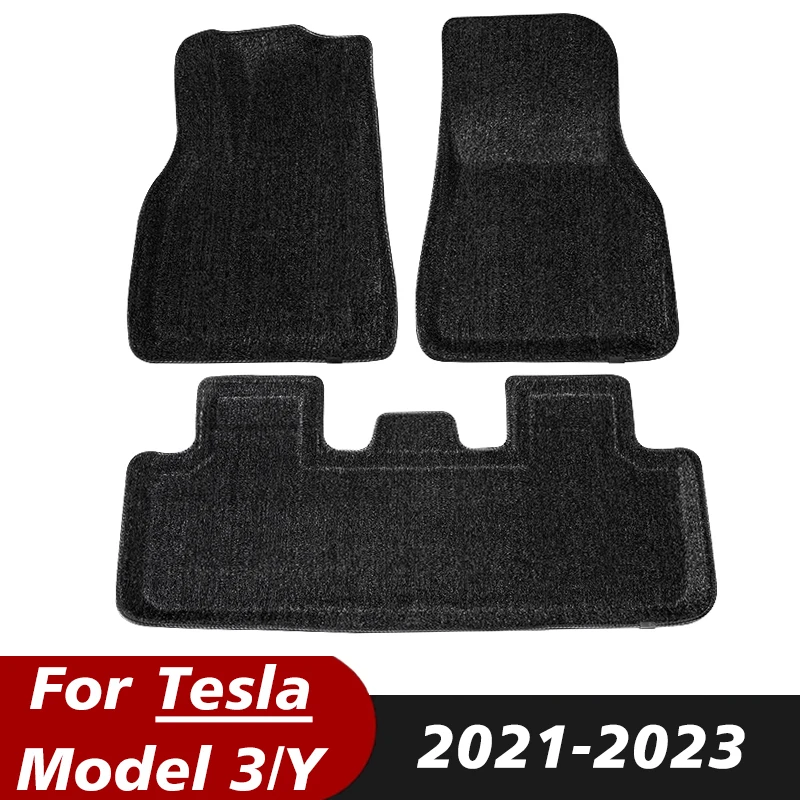 Car Allweather Floor Mat For Tesla Model 3 Y 2021 2022 Nonslip All