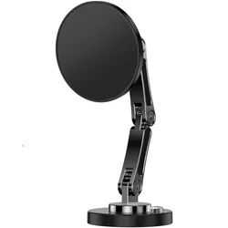 Magnetic Car Phone Holder Stand - Universal Smartphone GPS Mount (Style 2 Black)
