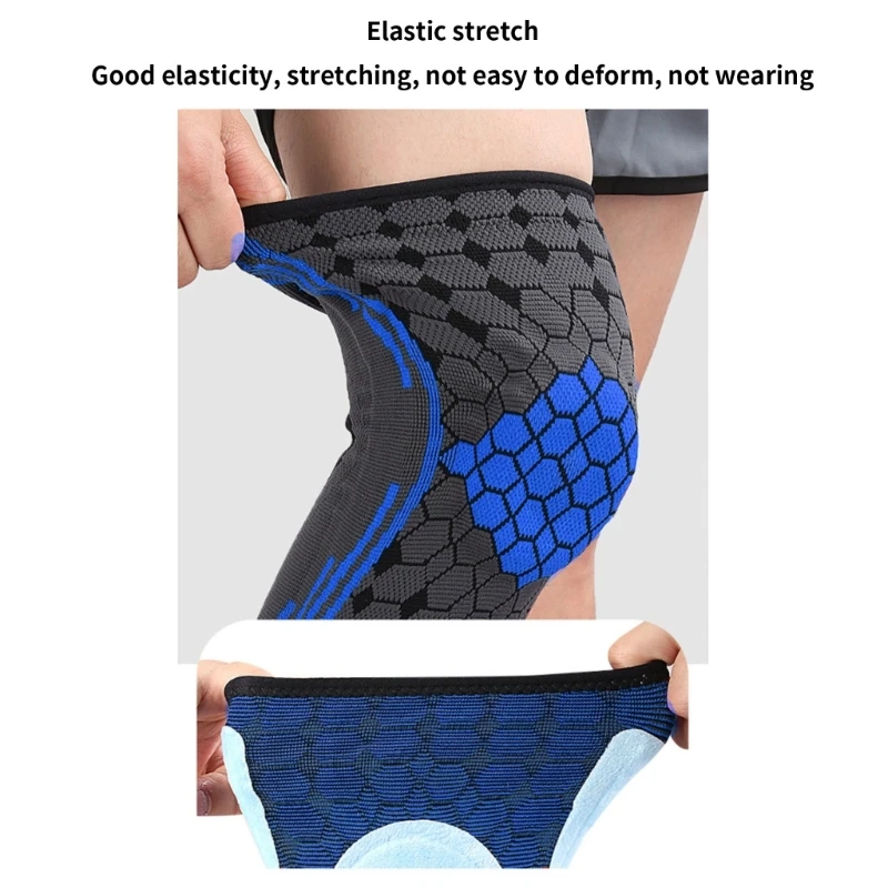 

Коленный компрессионный рукав для облегчения боли в колене и поддержки колена Коленный рукав Коленный бандаж для бега, спорта и