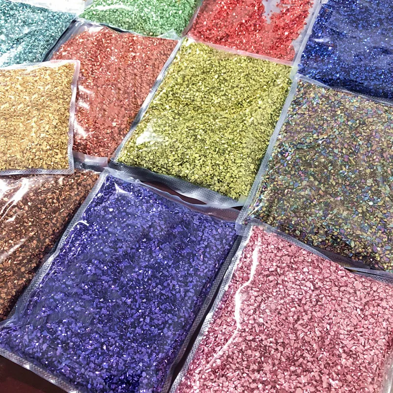 50g Crushed Glass Stones Beads Table Coaster Crystal Resin Mold Filler DIY Nail Art Decor Crafts Broken Stone Mold Fillings