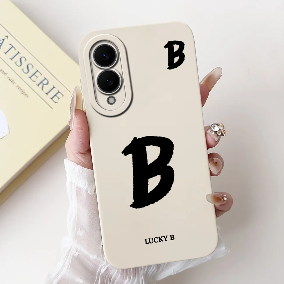 Luxury Crown & Floral Painted Silicone Phone Case - Simple Fashion Letters Design