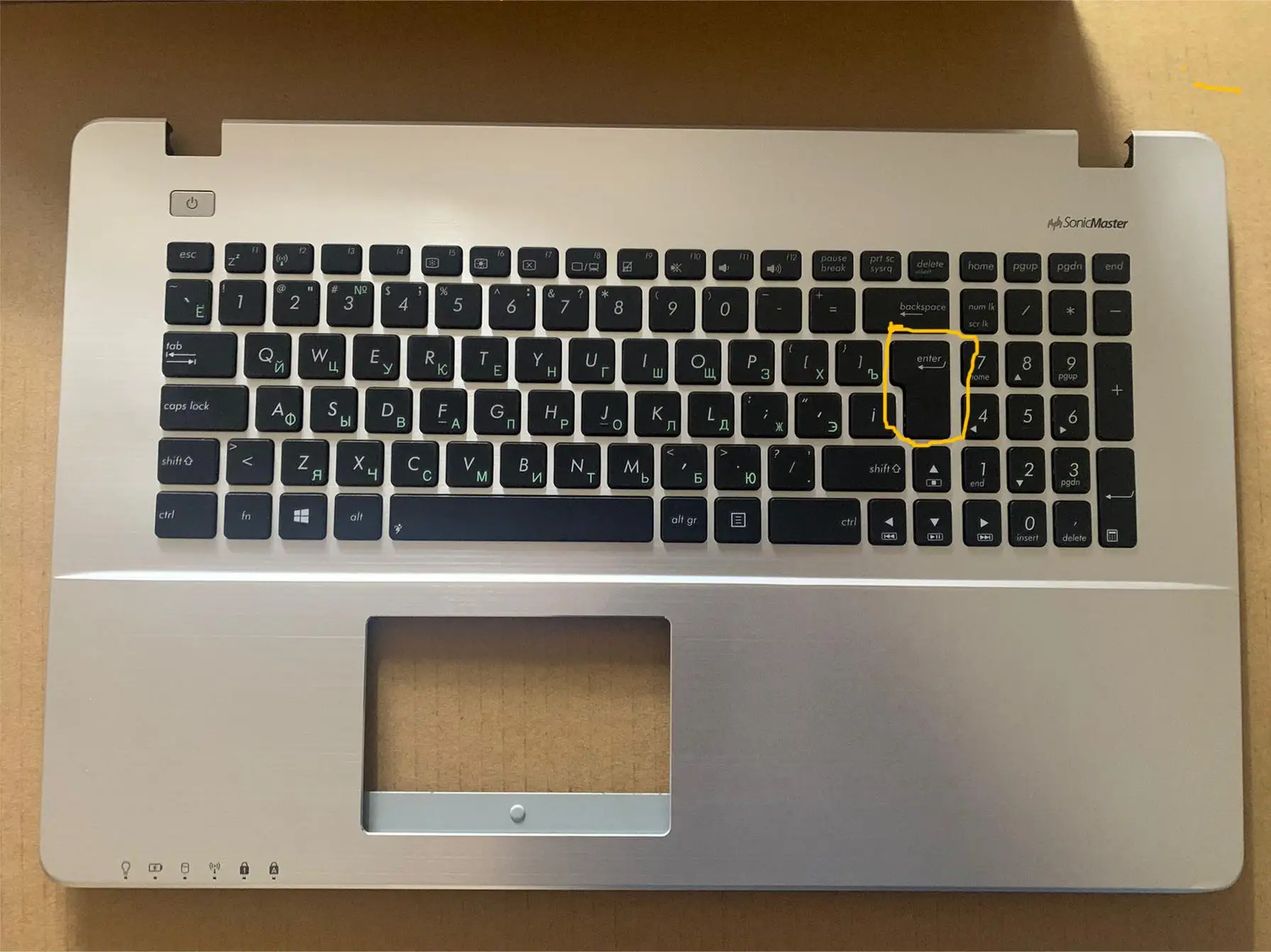 Teclado Russo Inglês para Asus X750 X750j X750ja X750jn X750lb X750vb X750ja R750jb X750jn Layout de Teclado ru Novo - Imagem 4