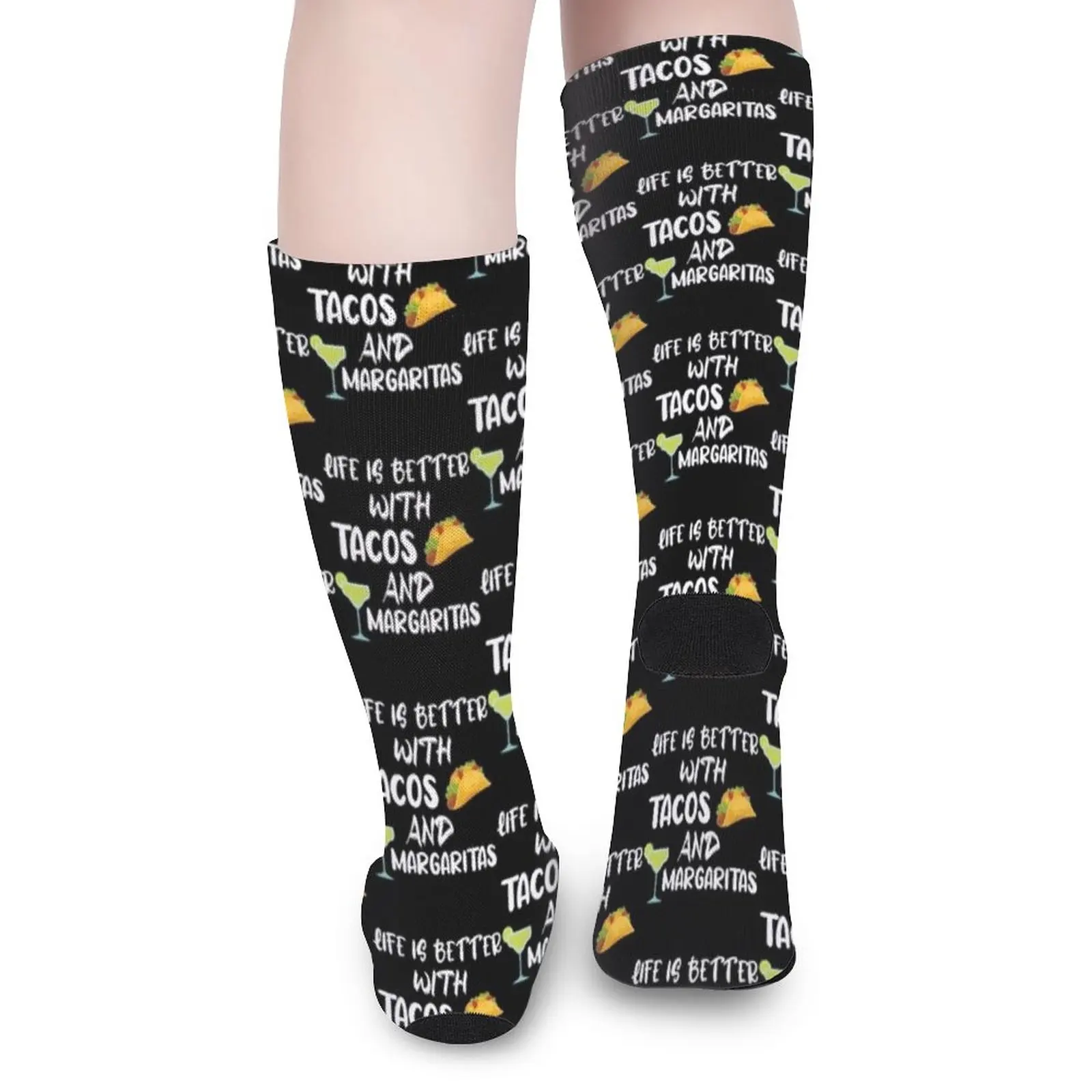 Life is Better with Tacos and Margaritas funny mexican cinco de mayo tacos Essential Socks Running socks man socks for Women